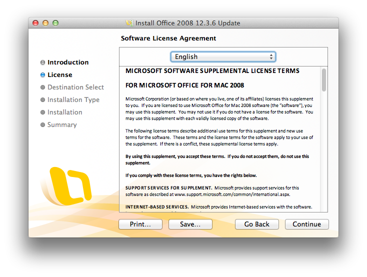 I Am Trying To Install Microsoft Office 2008 For Mac